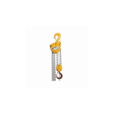 Harrington Spark Resistant Hand Chain Hoist, 1 Ton Load, 138 In Min Between Hooks, 13 In Hook Opening, 48Lb Rated RCB010-8